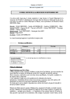 Conseil du 30 septembre 2025