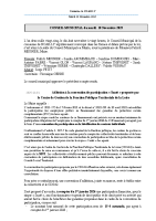 Conseil du 18 novembre 2025