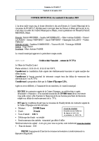 Conseil du 12 décembre 2025